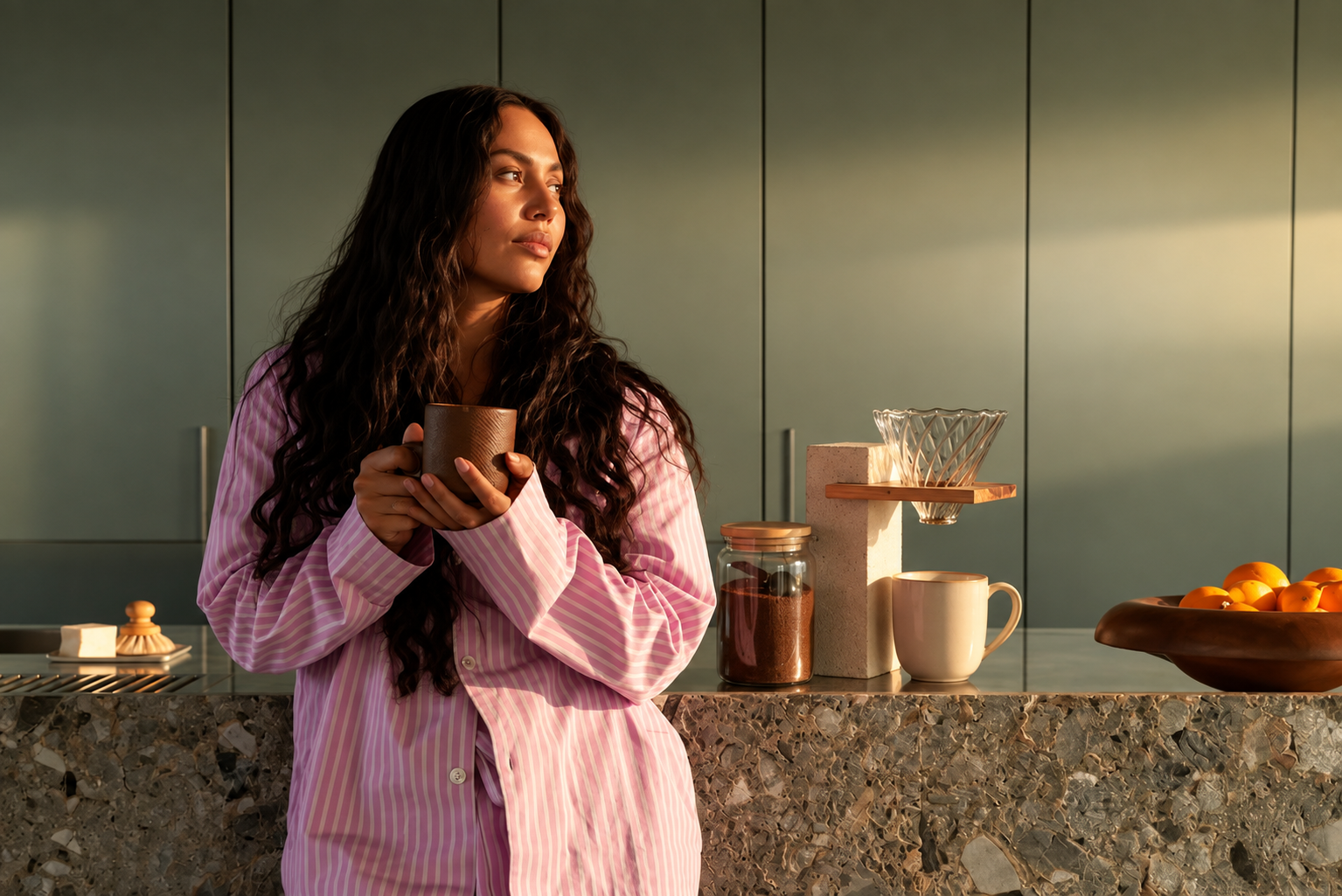 Un momento de café con CAFCO en una cocina